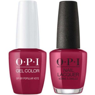 OPI GelColor And Nail Lacquer, W63, by Popular VoteE, 0.5oz